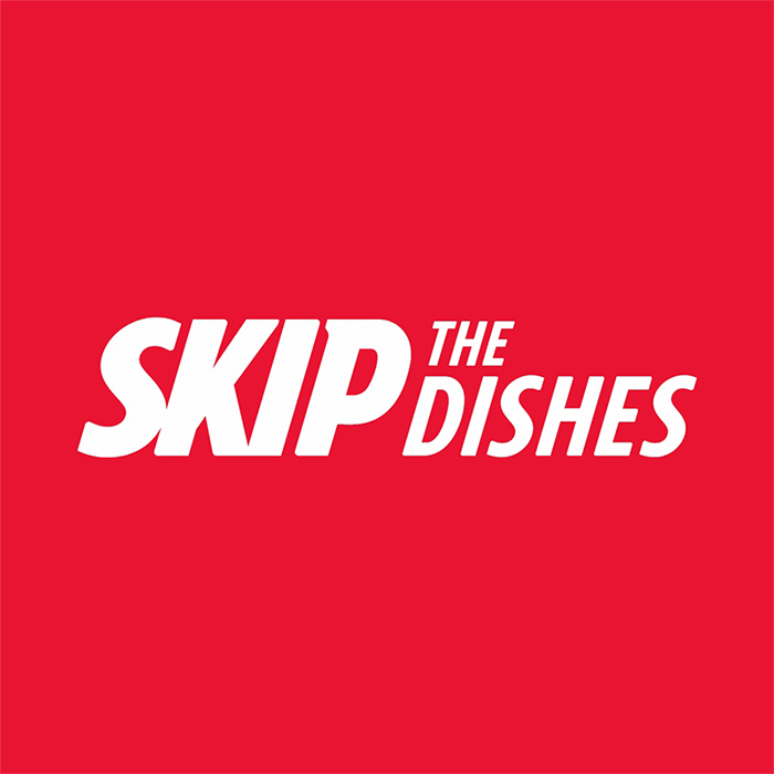 Skip The Dishes logo.